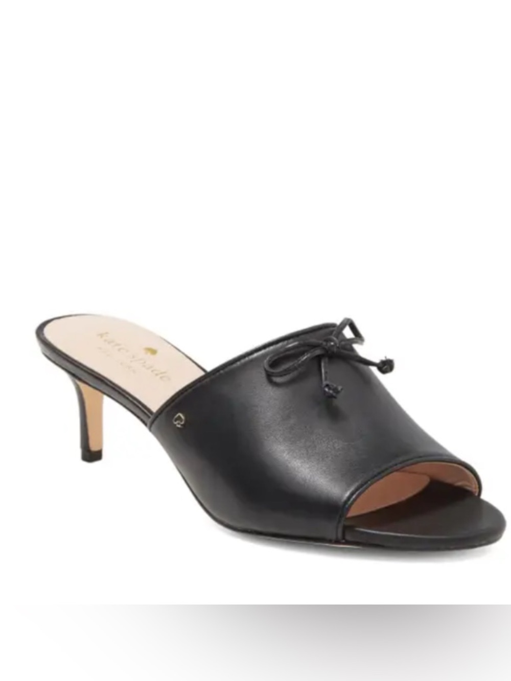 Kate Spade Stassi Bow Mule - Black